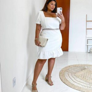 Vestido Bruna Bellah Curves - Preto