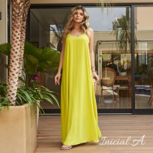 Vestido Longo Clarice Inicial A