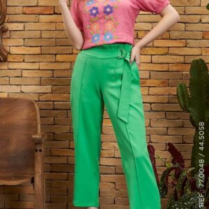Pantacourt Clochard Cora Canela - Verde