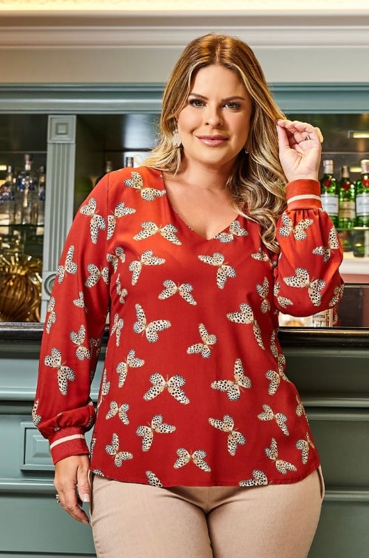 Blusa Borboleta Savannah