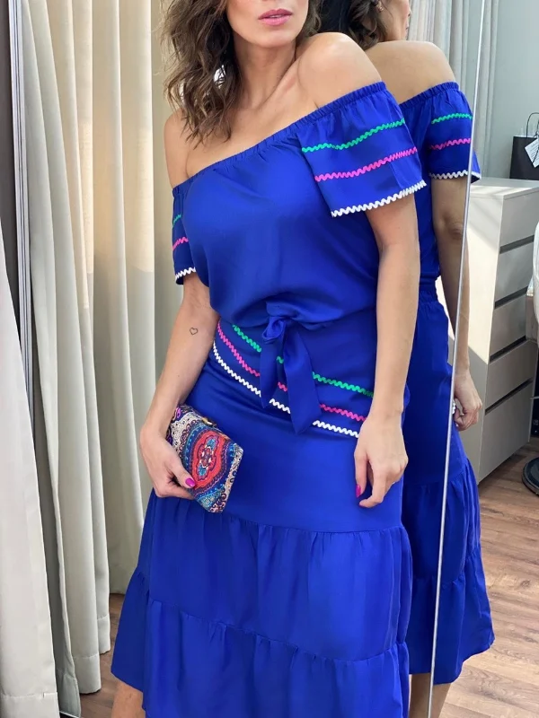 Blusa Carolina Cappela - Azul - Imagem 2