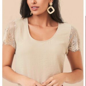 Blusa Laura Inicial A - Telha