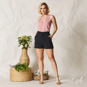 Blusa Maria Helena Inicial A - Rosê