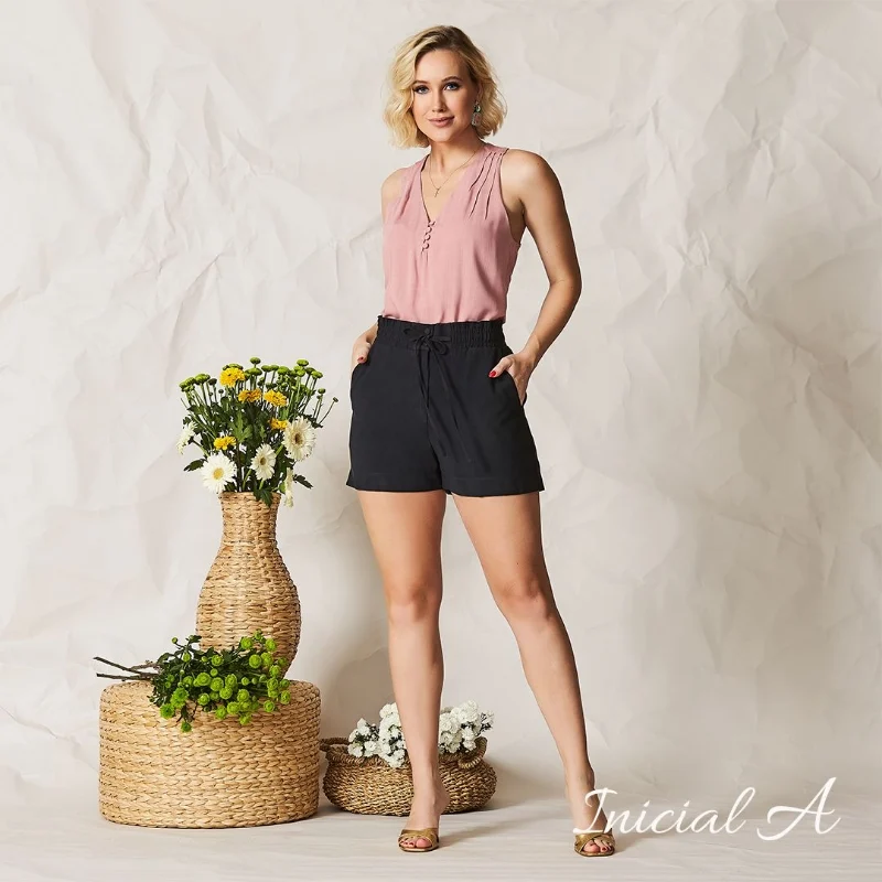 Blusa Maria Helena Inicial A - Rosê