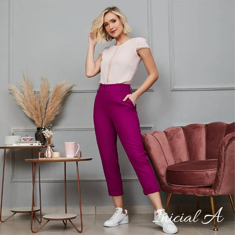 Blusa Nina Inicial A - Rosê - Imagem 2