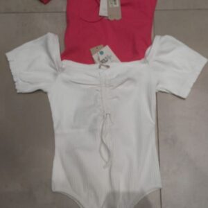 Body Ciganinha Canelada Cool Hit - Pink
