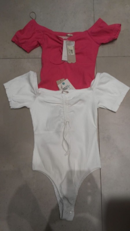 Body Ciganinha Canelada Cool Hit - Off White