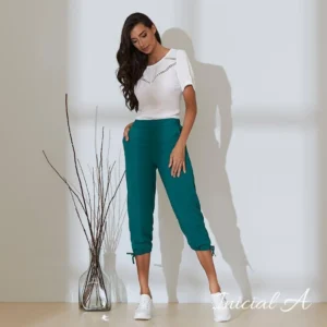 Calça Lia Inicial A - Verde