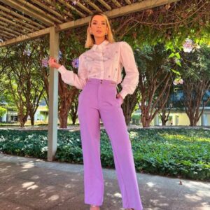 Calça Lorena Eva Bella - Lilás