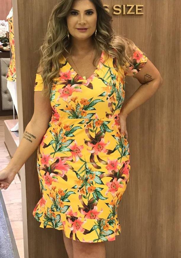 Vestido Floral A Duqueza