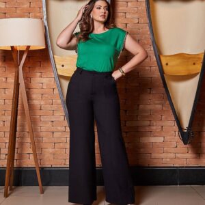 Blusa Plus Size Verde - Estela Savannah