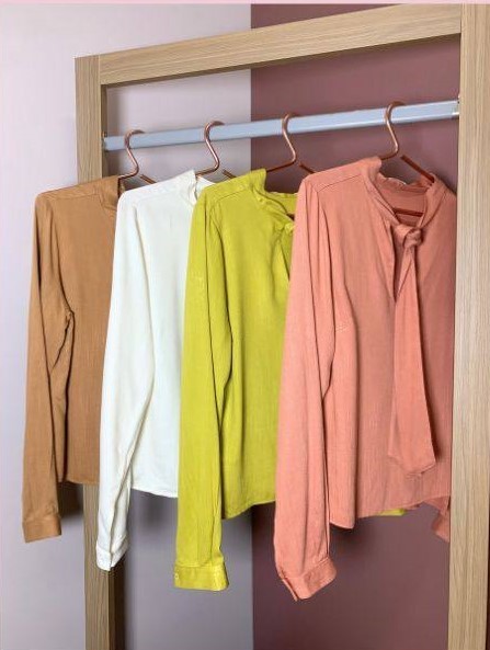 Blusa Manga Longa Bege - Patrícia Inicial A - Imagem 3