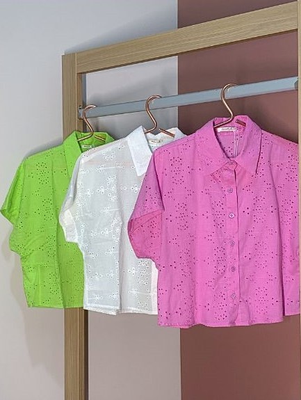 Blusa Laise Mariana Verde Inicial A - Imagem 3