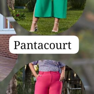 Calça Pantacourt Plus Size Pink Silvia Savannah