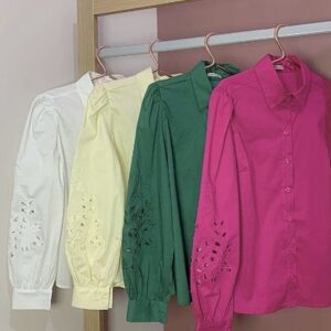 Camisa Claudia Pink Inicial A