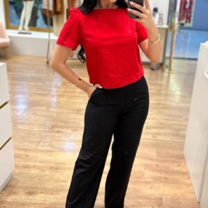 Blusa Vermelha Nadia Inicial A