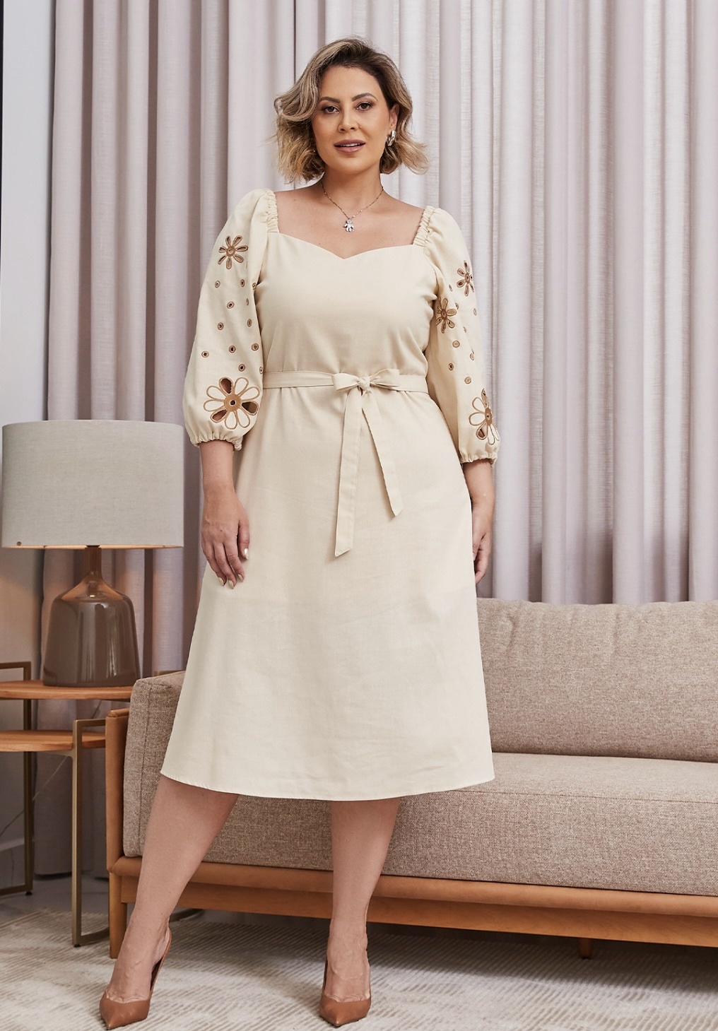Vestido Alicia Natural Savannah