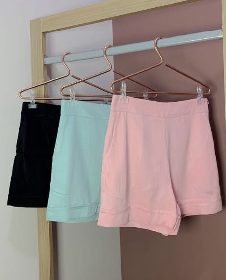Shorts Fernanda Preto Inicial A - Imagem 2