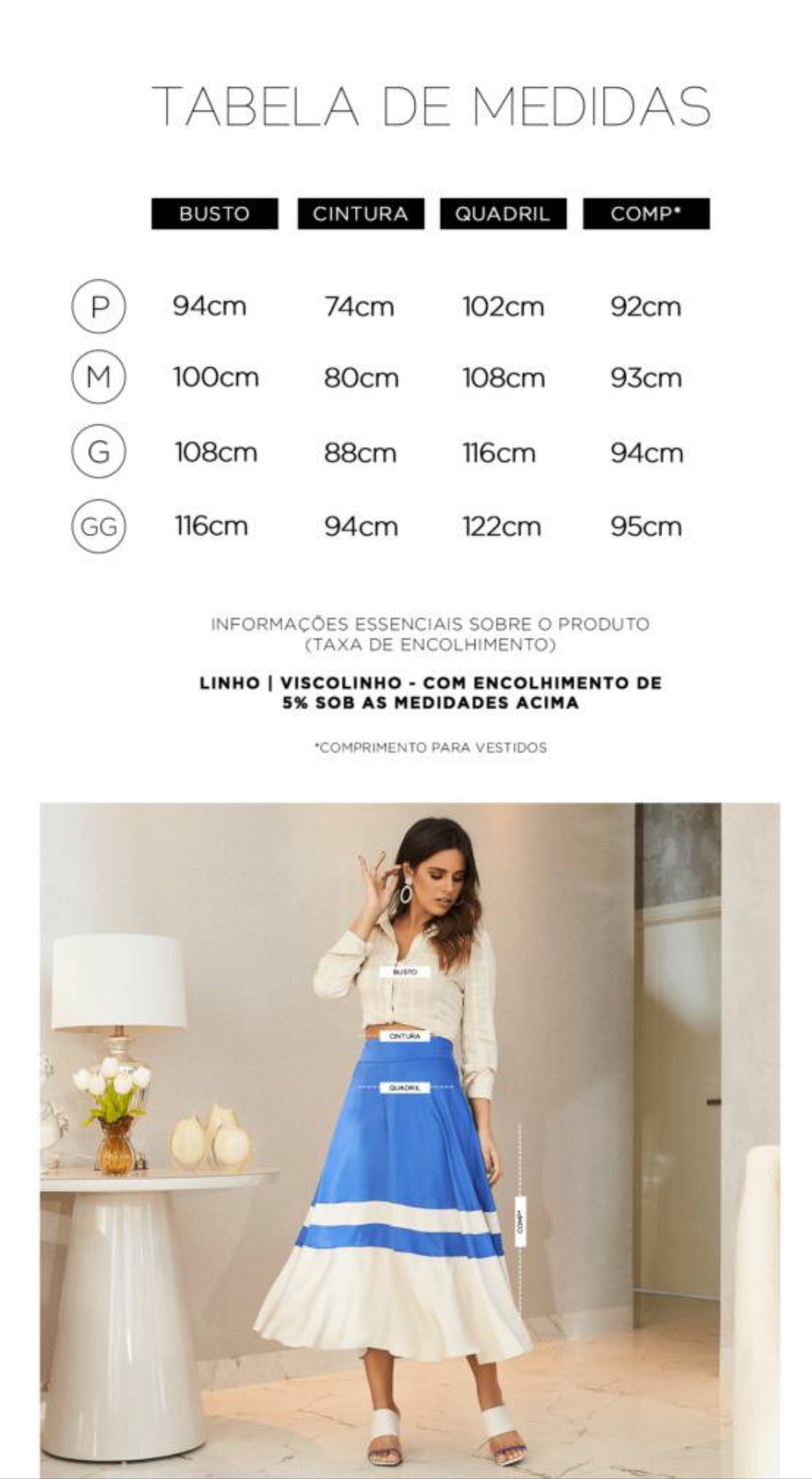 Calça Classica Cinza Cora Canela - Imagem 2