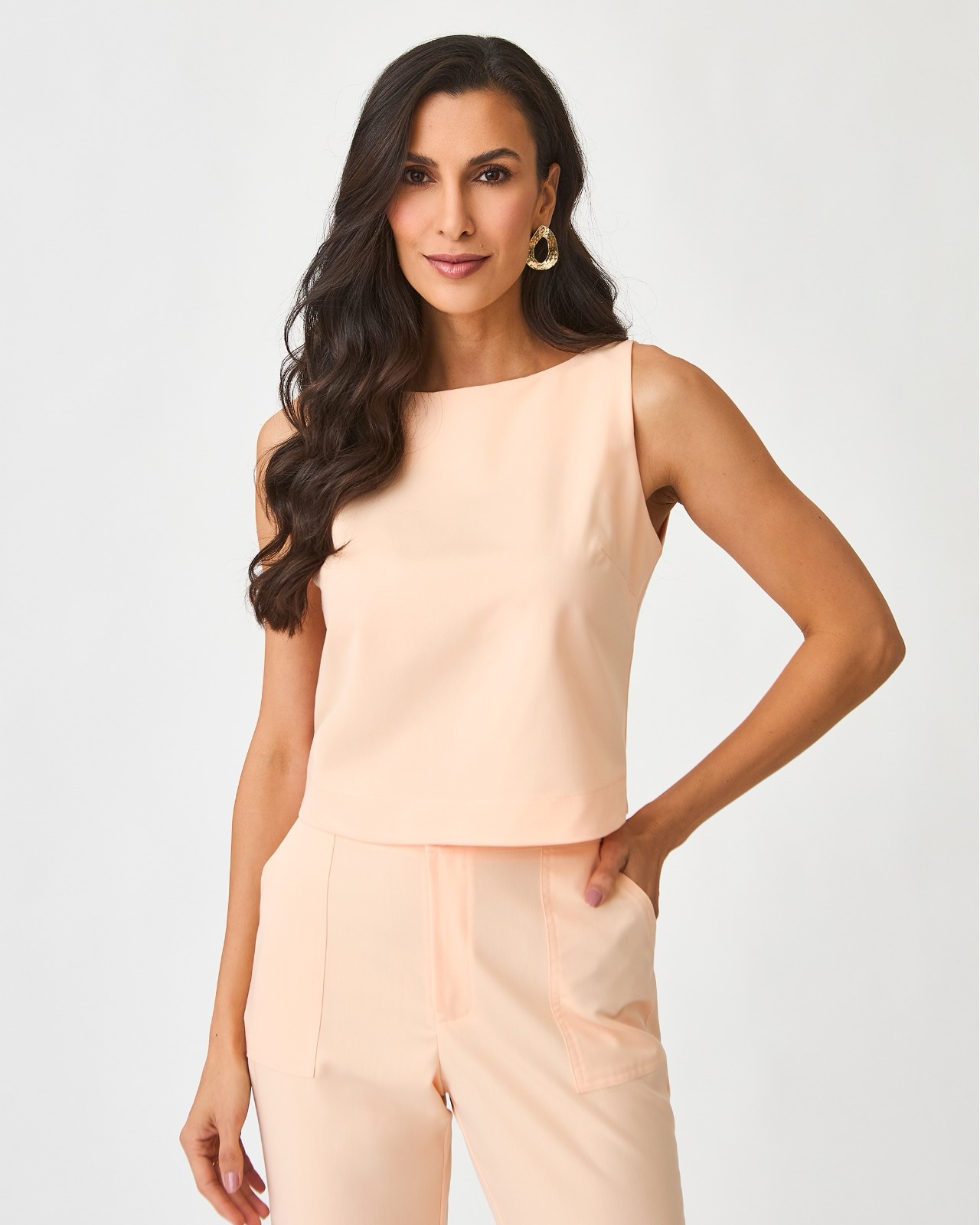 Conjunto Olivia coral Inicial A - Imagem 2
