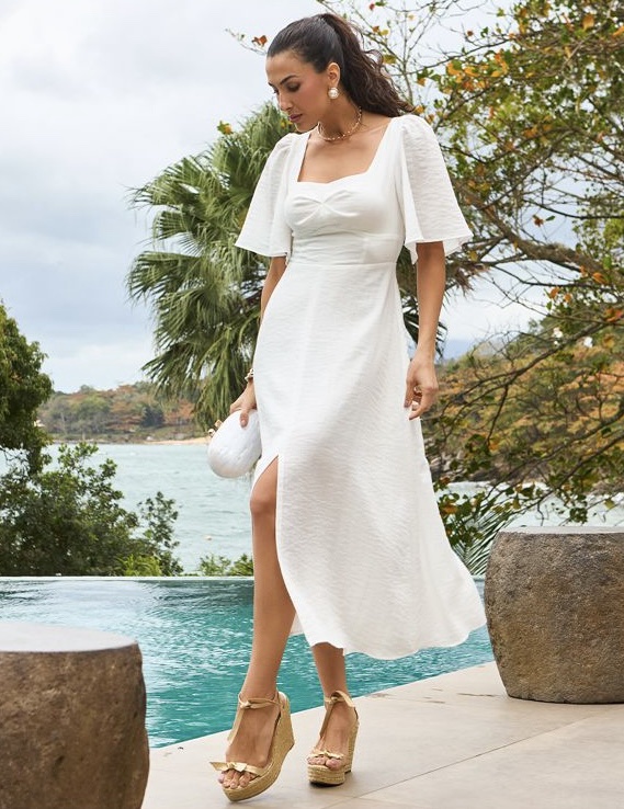 Vestido Edna Preto Inicial A