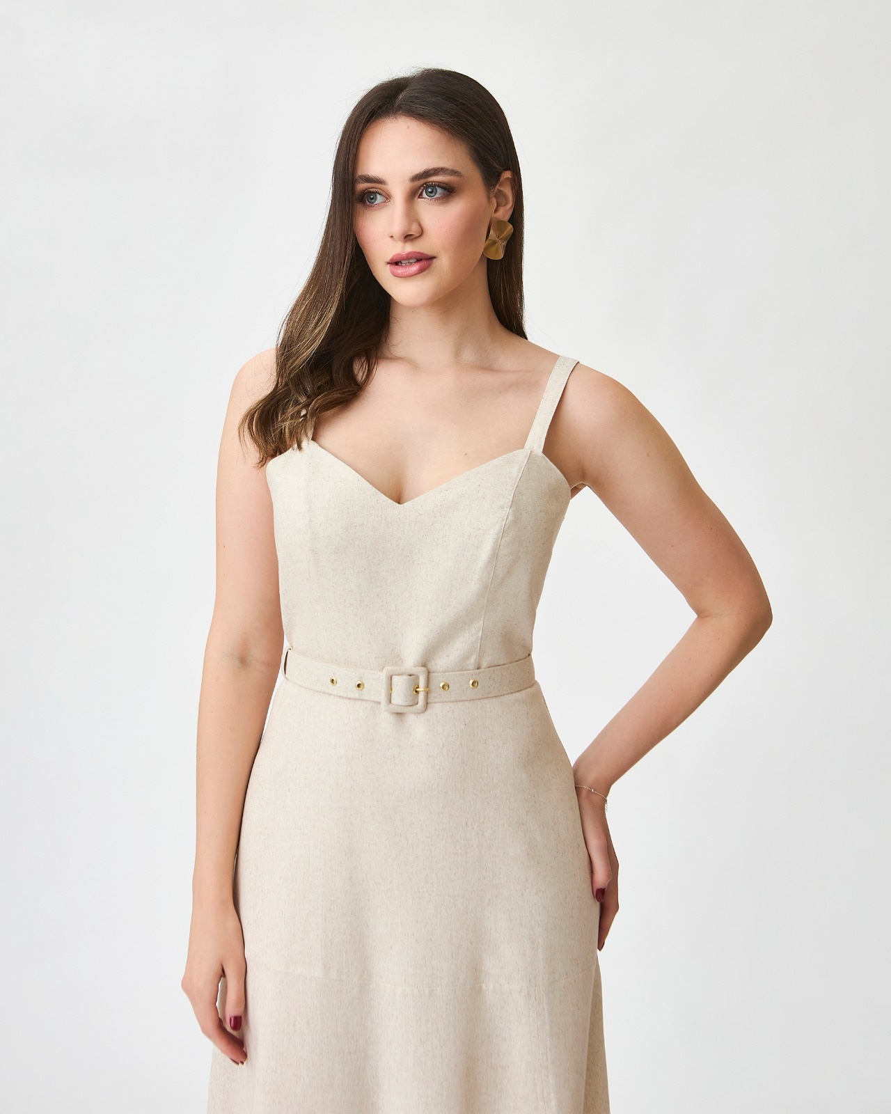Vestido Luana Cru Inicial A - Imagem 3