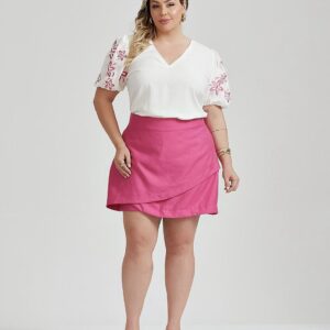 Short Saia Natalia Pink Savannah