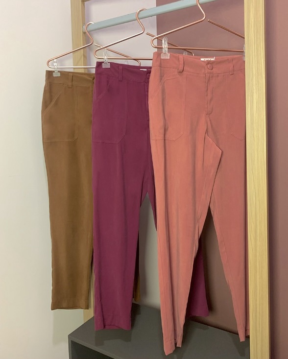 Calça Lavínia Vinho Inicial A - Imagem 3