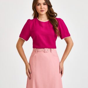 Blusa Jade Pink Inicial A