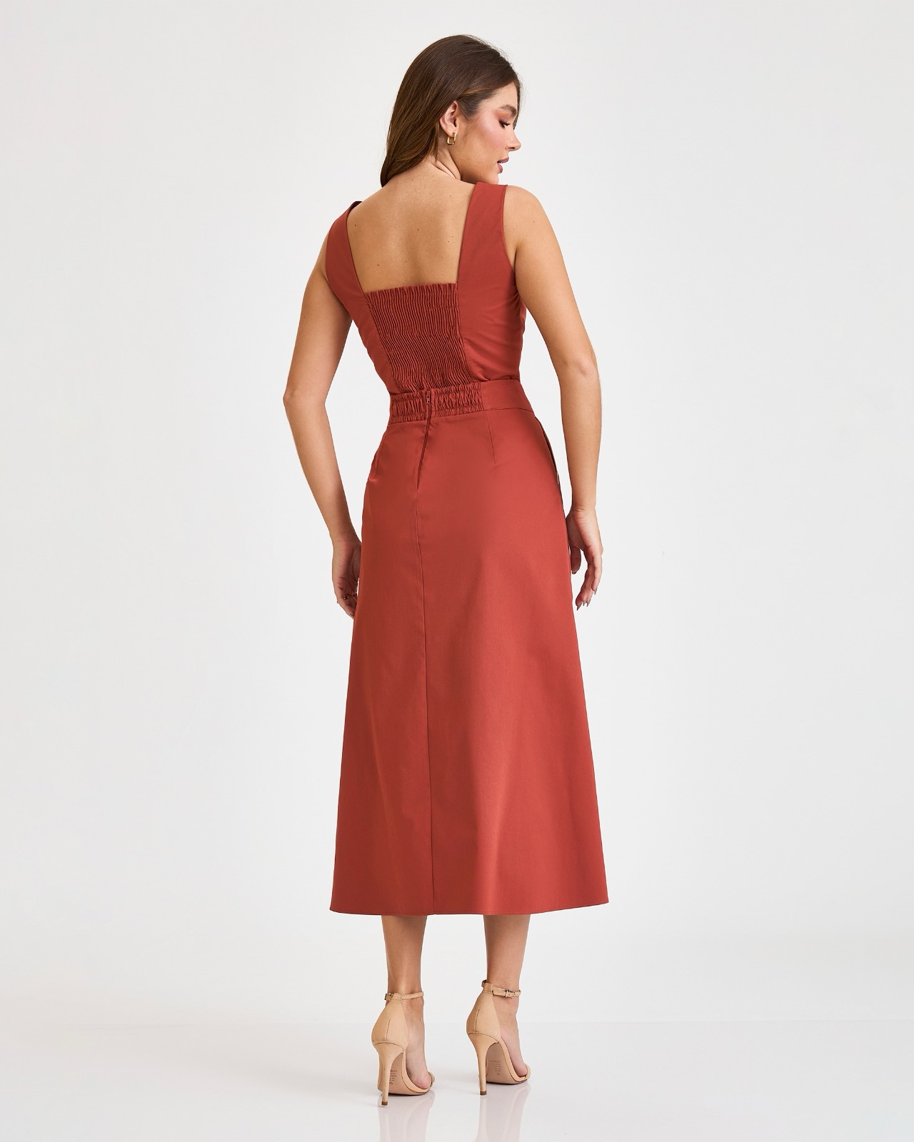 Conjunto Ana Clara Blusa e Saia Terra Inicial A - Imagem 3