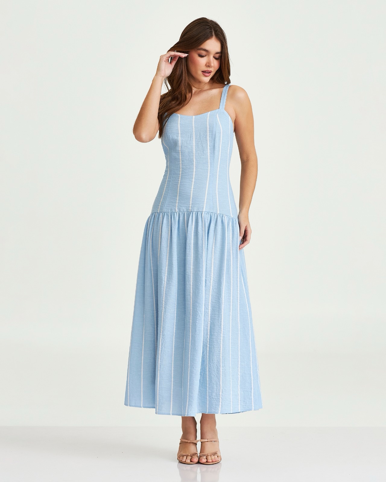 Vestido Leticia Azul Inicial A
