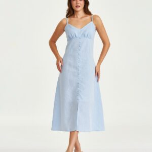 Vestido Patrícia Azul Inicial A