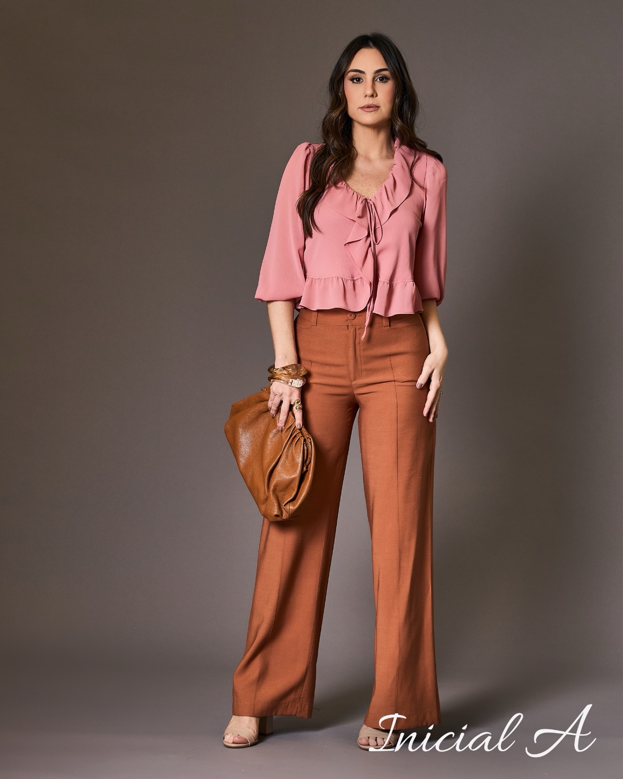 Blusa Brenda Rosa Inicial A - Imagem 3