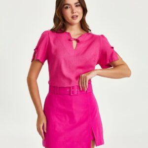 Blusa Milene Rosa Inicial A