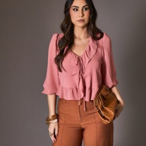 Blusa Brenda Rosa Inicial A