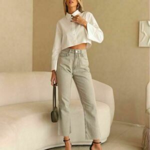 Calça Reta Jeans/Black 10641