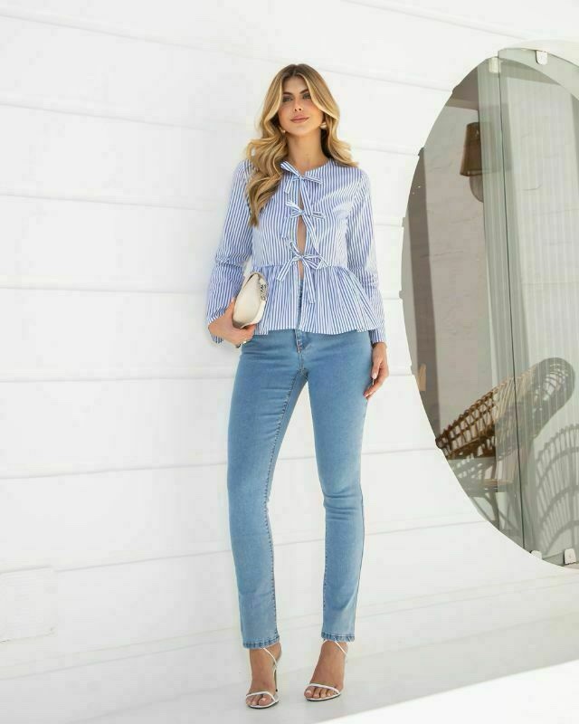 Calça Cigarrete Jeans 11991PUB Dicollani