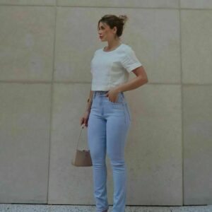 Calça Cigarrete Jeans 12020Bp Dicollani