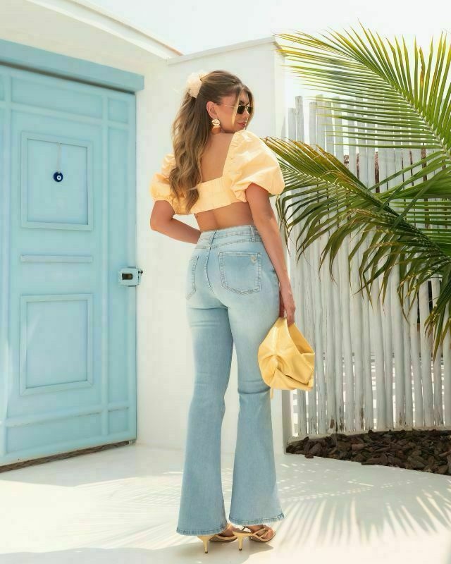 Calça Flare Jeans 11557BPR Dicollani - Imagem 3