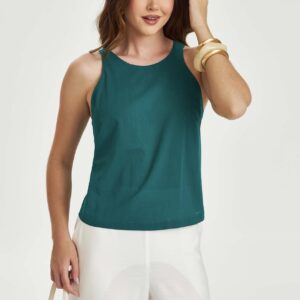 Blusa Ana Clara Verde Inicial A